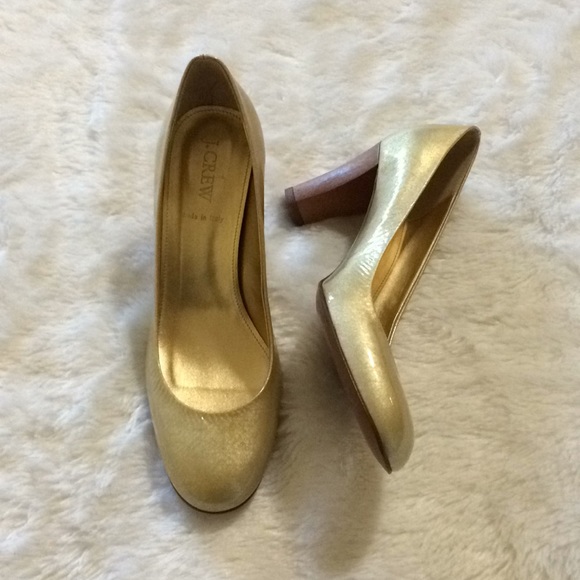 J. Crew Shoes - J. Crew pumps color gold